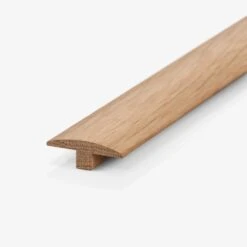Liberty Floors 16mm Solid Oak Unfinished Connecting Profile Door Bar (900mm)