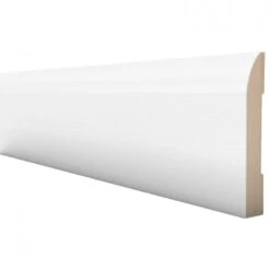 Leader 2.4m White Primed Chamfered Skirting Board (120101)
