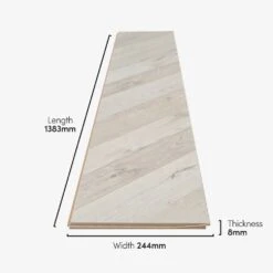 Kaindl Alnwig Oak - Chevron Parquet 8mm Laminate Flooring (333482) -Floor Shop alnwig oak chevron parquet 8mm laminate flooring 333482 p120324 243328 image