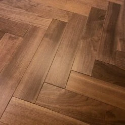 Liberty Floors American Black Walnut - Herringbone Parquet 14mm Engineered Real Wood Flooring (219505) -Floor Shop american black walnut herringbone parquet 14mm engineered real wood flooring 219505 p85876 196395 image