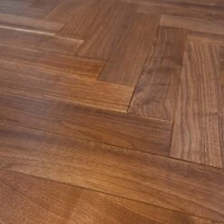 Liberty Floors American Black Walnut - Herringbone Parquet 14mm Engineered Real Wood Flooring (219505) -Floor Shop american black walnut herringbone parquet 14mm engineered real wood flooring 219505 p85876 196399 image