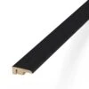 Leader Black Laminate End Profile Door Bar (1m) -Floor Shop black laminate end profile door bar 1m p84892 191916 image