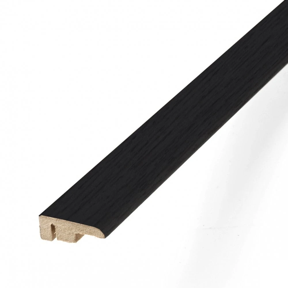 Leader Black Laminate End Profile Door Bar (1m) 3 Leader Black Laminate End Profile Door Bar (1m)