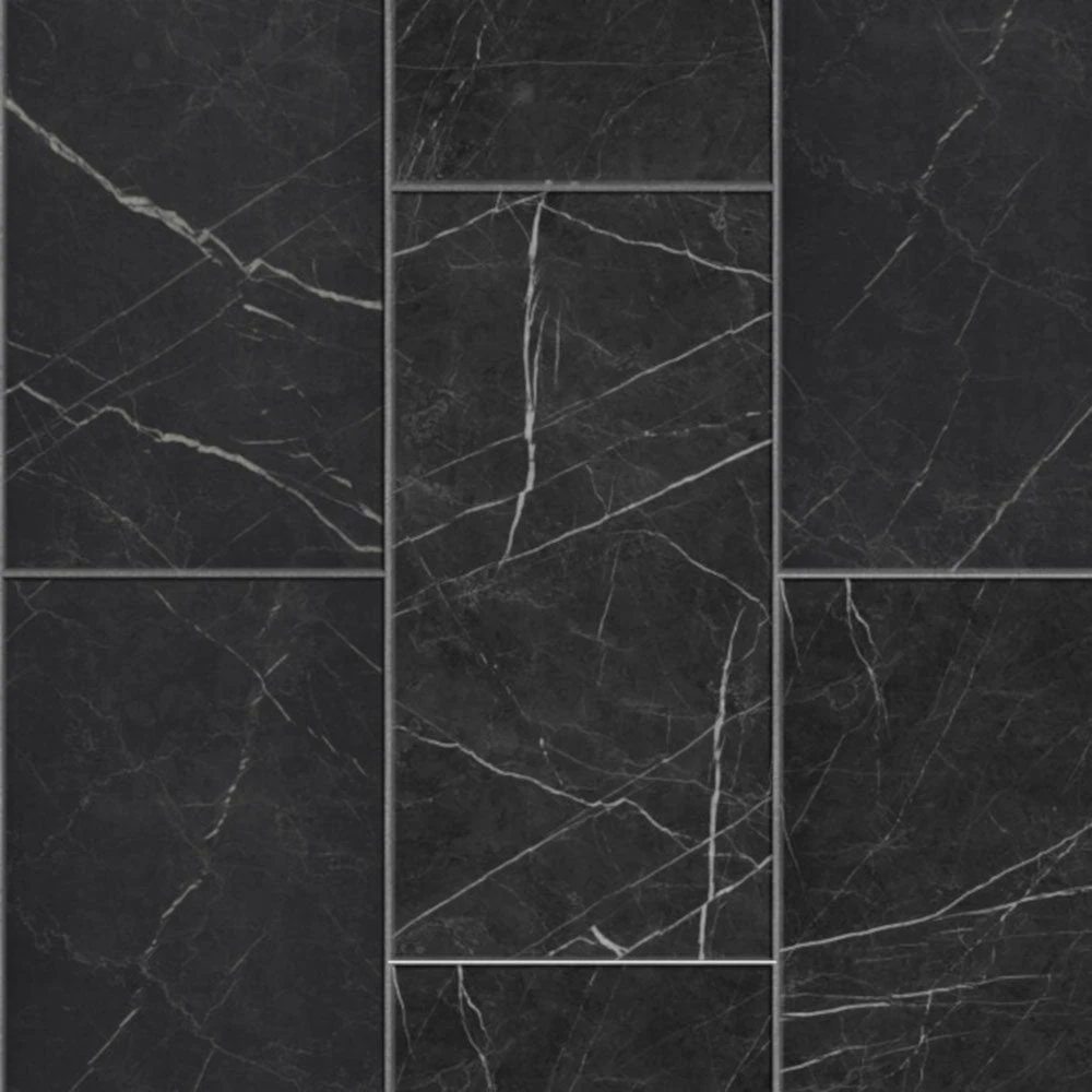 FAUS Black Marble - Industry Tile 8mm Laminate Flooring (217071) 4 FAUS Black Marble - Industry Tile 8mm Laminate Flooring (217071) - Image 2