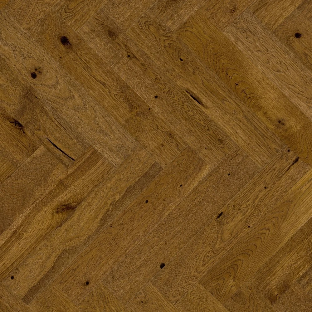 Liberty Floors Bourbon Oak - Manor Herringbone Parquet 14mm Engineered Real Wood Flooring (284293) 4 Liberty Floors Bourbon Oak - Manor Herringbone Parquet 14mm Engineered Real Wood Flooring (284293) - Image 2