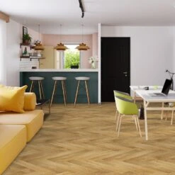 Liberty Floors Caramel Oak - Manor Herringbone Parquet 14mm Engineered Real Wood Flooring (249869) -Floor Shop caramel oak manor herringbone parquet 14mm engineered real wood flooring 249869 p108536 242856 image
