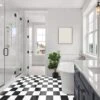 Liberty Floors Checkered - Valm 1.5mm Self-Adhesive Vinyl Tile Flooring (249917) -Floor Shop checkered valm 1 5mm self adhesive vinyl tile flooring 249917 p108578 236482 image
