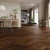 Liberty Floors Chestnut Oak - Manor Herringbone Parquet 14mm Engineered Real Wood Flooring (284294) -Floor Shop chestnut oak manor herringbone parquet 14mm engineered real wood flooring 284294 p117142 240992 image
