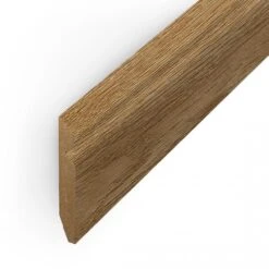 Leader Dark Oak Torus Laminate Skirting Board (2.4m)