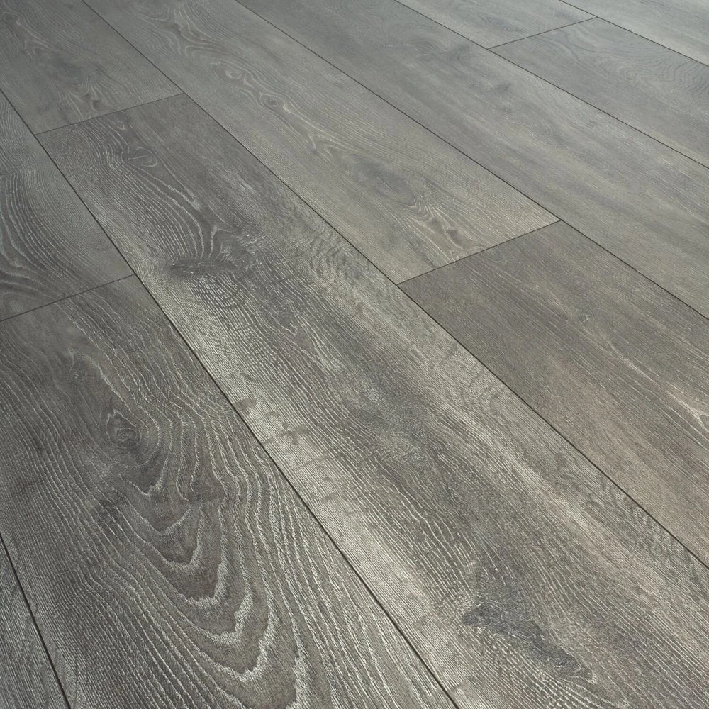 Swiss Krono Graphite Oak - Grand Selection Evolution 14mm Laminate Flooring (218900) 4 Swiss Krono Graphite Oak - Grand Selection Evolution 14mm Laminate Flooring (218900) - Image 2