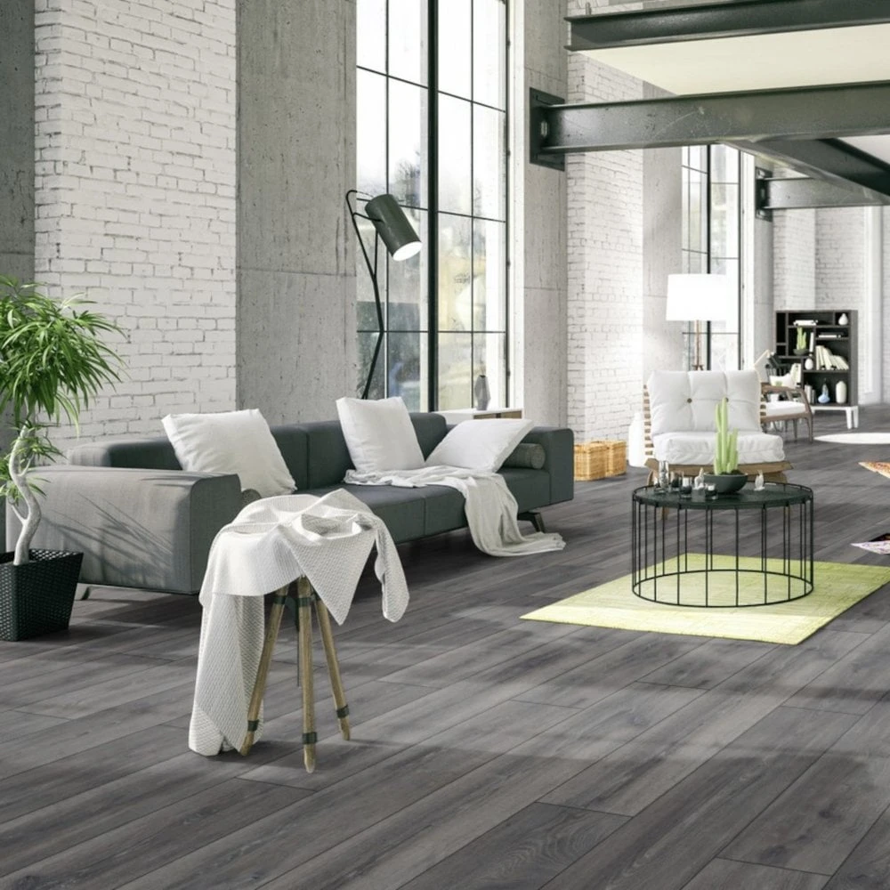 Swiss Krono Graphite Oak - Grand Selection Evolution 14mm Laminate Flooring (218900) 5 Swiss Krono Graphite Oak - Grand Selection Evolution 14mm Laminate Flooring (218900) - Image 3