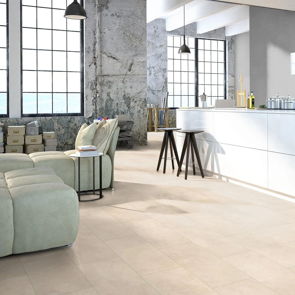 Liberty Floors Grey Porcelain - Universo 8mm Laminate Flooring (263478) 3 Liberty Floors Grey Porcelain - Universo 8mm Laminate Flooring (263478)