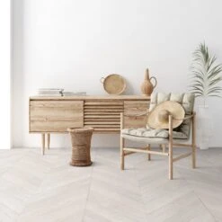 Liberty Floors Ivory White Oak - Chevron 15mm Engineered Real Wood Flooring (249203) -Floor Shop ivory white oak chevron 15mm engineered real wood flooring 249203 p108329 236718 image