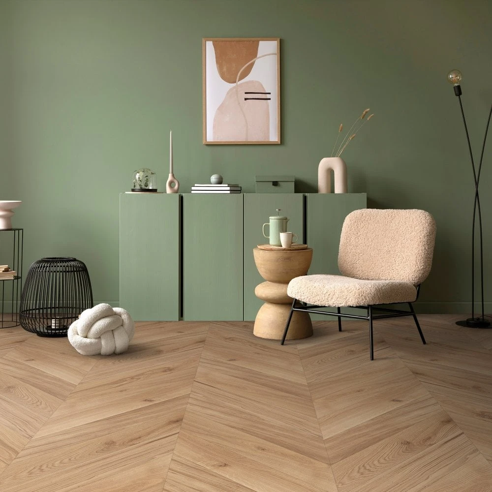 Liberty Floors Light Oak Oiled - Chevron 15mm Engineered Real Wood Flooring (249205) 3 Liberty Floors Light Oak Oiled - Chevron 15mm Engineered Real Wood Flooring (249205)