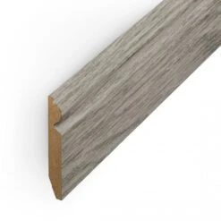 Leader Medium Grey Torus Laminate Skirting Board (2.4m)