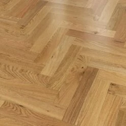 Liberty Floors Natural Oak - Herringbone Parquet 14mm Engineered Real Wood Flooring (219384) -Floor Shop natural oak herringbone parquet 14mm engineered real wood flooring 219384 p85832 201389 image