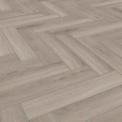 Kronotex Oak Silver - Herringbone 8mm Laminate Flooring (222940) 9 Kronotex Oak Silver - Herringbone 8mm Laminate Flooring (222940) -Floor Shop oak silver herringbone 8mm laminate flooring 222940 p89187 204904 image
