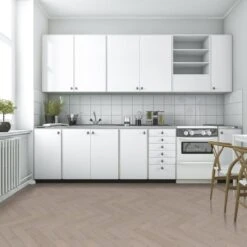 Liberty Floors Pebble Grey Oak - Herringbone Parquet 14mm Engineered Real Wood Flooring (219386) -Floor Shop pebble grey oak herringbone parquet 14mm engineered real wood flooring 219386 p85834 242848 image