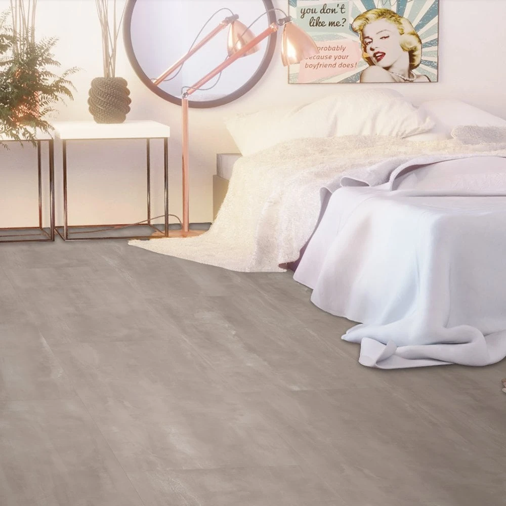 Liberty Floors Smokey Grey - Lustre 8mm High Gloss Laminate Flooring (217058) 5 Liberty Floors Smokey Grey - Lustre 8mm High Gloss Laminate Flooring (217058) - Image 3