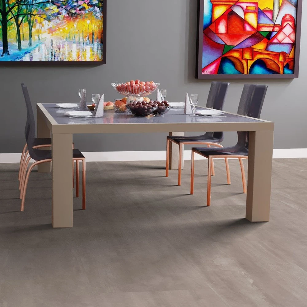 Liberty Floors Smokey Grey - Lustre 8mm High Gloss Laminate Flooring (217058) 8 Liberty Floors Smokey Grey - Lustre 8mm High Gloss Laminate Flooring (217058) - Image 6