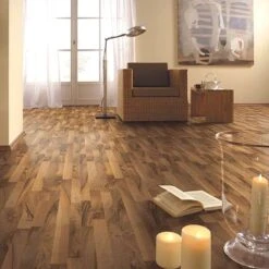 Kronotex Ticino Walnut - Superior 6mm Laminate Flooring (219527) -Floor Shop ticino walnut superior 6mm laminate flooring 219527 p85898 196514 image
