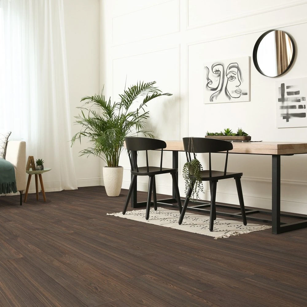 Kronotex Tuscany Walnut - Exquisite 8mm Laminate Flooring (160195) 8 Kronotex Tuscany Walnut - Exquisite 8mm Laminate Flooring (160195) - Image 6