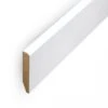 Leader White Pencil Round Laminate Skirting Board (2.4m) -Floor Shop white pencil round laminate skirting board 2 4m p84889 191793 image